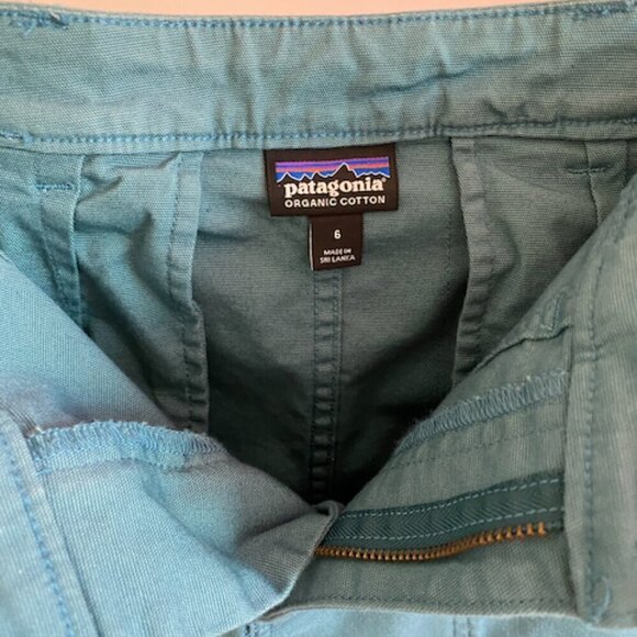 Patagonia 100% Cotton, Teal Mini Skirt, Canvas Gorpcore Outdoor Athleisure​​​​​ - Picture 6 of 11